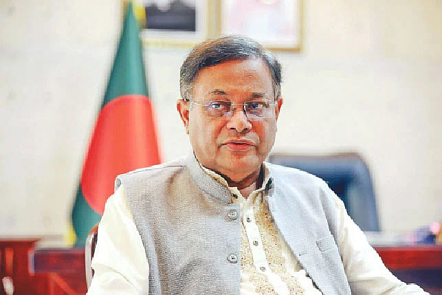 Foreign minister Hasan Mahmud