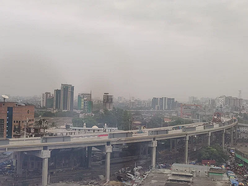 Karwan Bazar section of the Dhaka Elevated Expressway