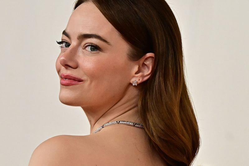 US actress Emma Stone attends the 96th Annual Academy Awards at the Dolby Theatre in Hollywood, California on 10 March, 2024.