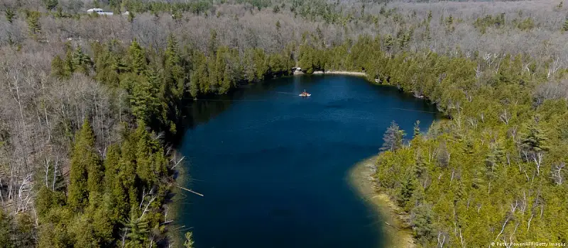 Geologists say Crawford Lake in Canada may provide science with the best evidence of the impact of human life on the environment