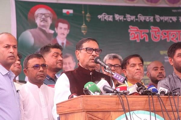 Awami League general secretary and road transport and bridges minister Obaidul Quader