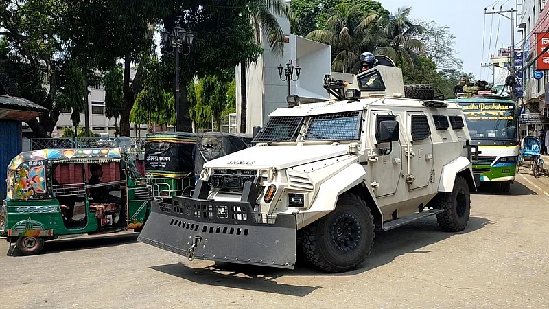 Special Armored Vehicle (APC) to be used in the coordinated operation