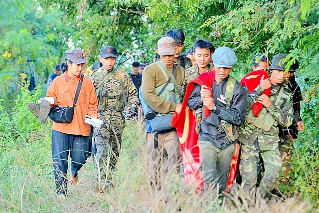 Rebel groups control large parts of Myanmar