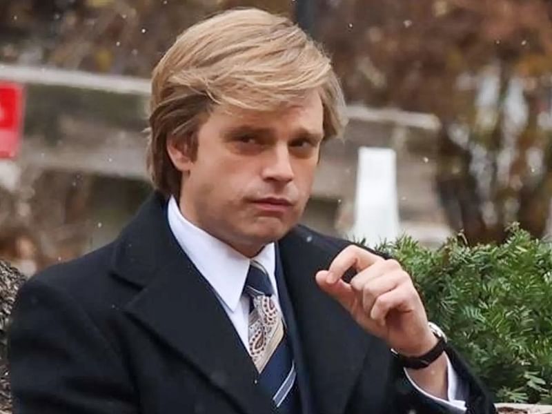 Actor Sebastian stan as Donald Trump in the movie 'The Apprentice'