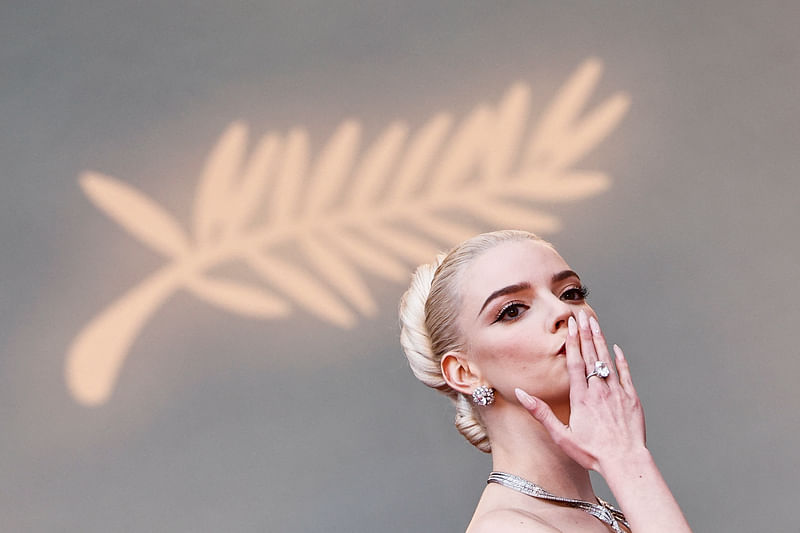 British-US actress Anya Taylor-Joy arrives for the screening of the film 'Furiosa: A Mad Max Saga' at the 77th edition of the Cannes Film Festival in Cannes, southern France, on 15 May, 2024.