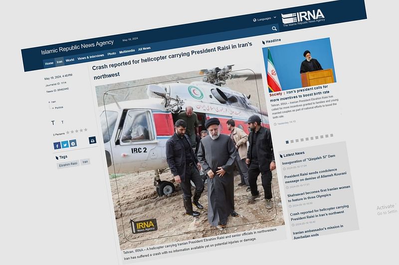 Screenshot of IRNA news