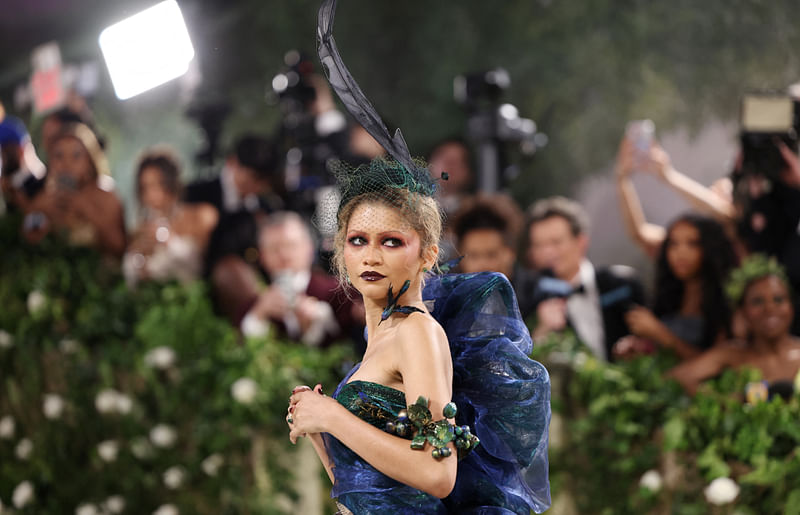 Zendaya poses at the Met Gala, an annual fundraising gala held for the benefit of the Metropolitan Museum of Art's Costume Institute with this year's theme 'Sleeping Beauties: Reawakening Fashion' in New York City, New York, US, 6 May, 2024.