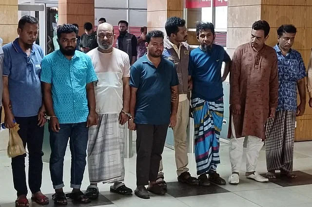 CID has arrested eight people including Joynal Abedin on charges of money embezzlement after taking loans from banks through fraudulence on 4 May.