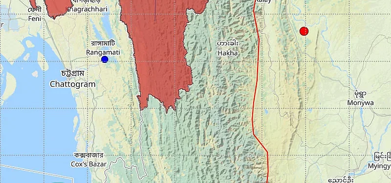 Earthquake struck in Myanmar