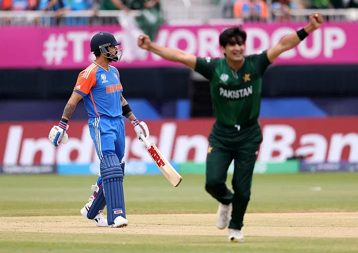 Pakistan bowled out India for just 119 runs