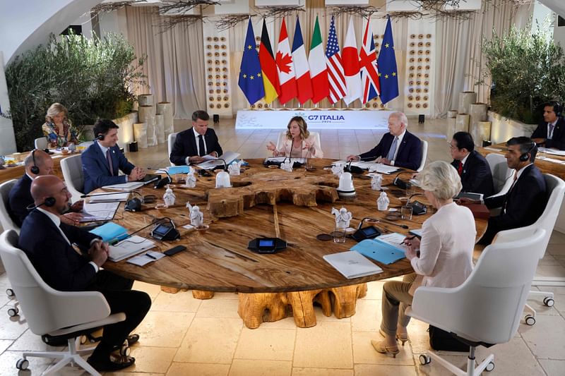 G7 leaders reach 'political deal' on new Ukraine funds