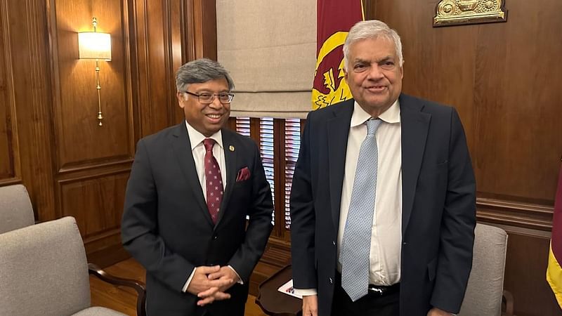 The secretary general of SAARC, ambassador Golam Sarwar paid a courtesy call on the president of Sri Lanka Ranil Wickremesinghe at the president secretariat in Colombo on 12 June 2024.