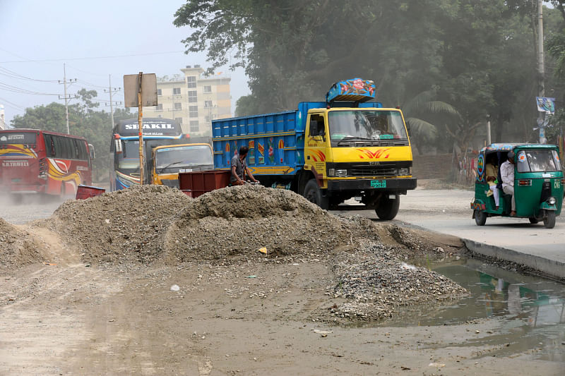 Dhaka-Rangpur highway's 12 point might see huge traffic congestion during the Eid journey this time