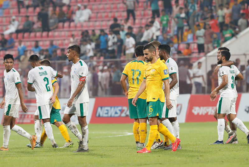 Bangladesh suffered a fighting 2-0 goal defeat to Australia in the second round of FIFA World Cup Qualifiers 2026