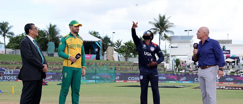 USA captain Aaron Jones won the toss.