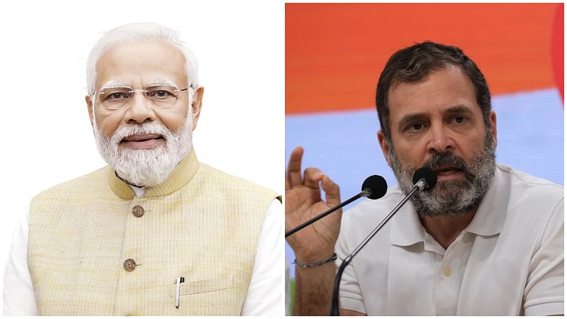 Narendra Modi and Rahul Gandhi