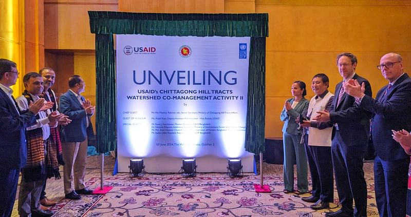 USAID and UNDP announced the unveiling of the Chittagong Hill Tracts Watershed Co-Management Activity - Phase II (CHTWCA II) dedicated to preserving the biodiversity and natural resources of the Chittagong Hill Tracts on 3 June 2024.