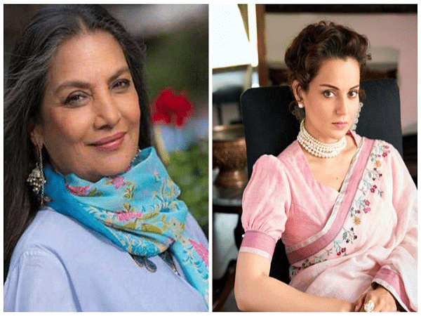 Bollywood actress Shabana Azmi and Kangana Ranaut