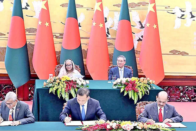 During PM Sheikh Hasina's visit to China, 21 MoUs were signed