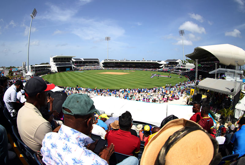 General view before the final match between India and South Africa at Kensington Oval, Bridgetown, Barbados