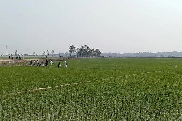 The photo shows the Teknaf border in Cox’s Bazar.