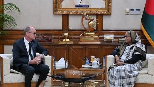 German Ambassador to Bangladesh Achim Troster called on Prime Minister Sheikh Hasina at her official residence, Ganabhaban, on 30 July 2024