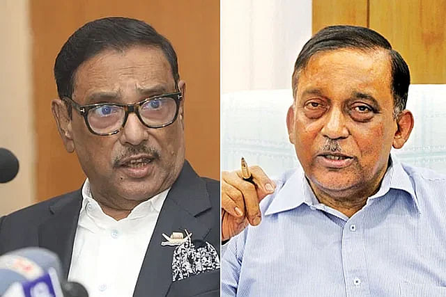 Obaidul Quader and Asaduzzaman Khan Kamal