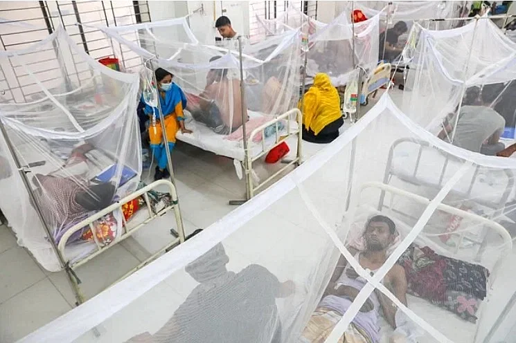 Dengue patients at a hospital