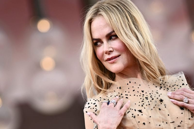 Actress Nicole Kidman attends the red carpet of the movie 'Babygirl' presented in competition during the 81st International Venice Film Festival at Venice Lido, on 30 August, 2024.