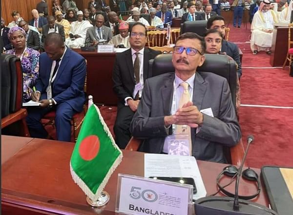 Foreign adviser Md Touhid Hossain attends OIC's 50th Council of Foreign Ministers (CFM) in Cameroon.