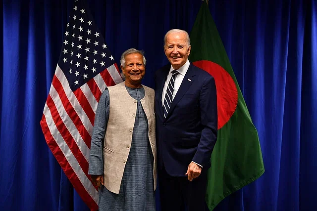 US President Joe Biden and chief adviser Dr. Muhammad Yunus