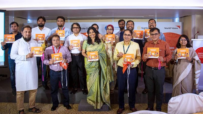 Guests at the launch of 'Innovation for Development' (i4D) event in Dhaka on 23 September 2024.