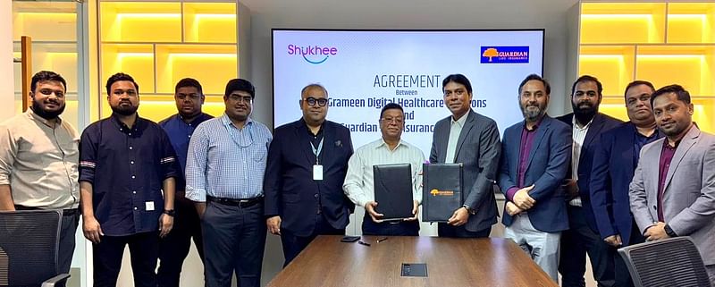 Guardian Life Insurance Ltd and Grameen Digital Healthcare Solutions have announced a strategic partnership to offer enhanced insurance coverage aimed at making healthcare more affordable and accessible to individuals across Bangladesh