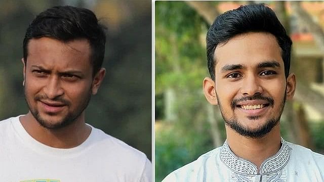 Shakib Al Hasan and Asif Mahmud Sajib Bhuiyan