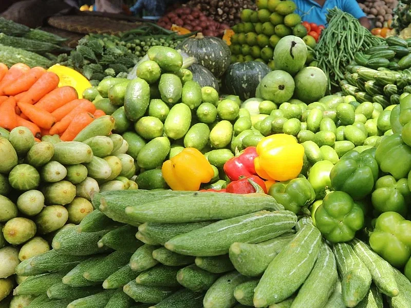 Vegetables at a shop