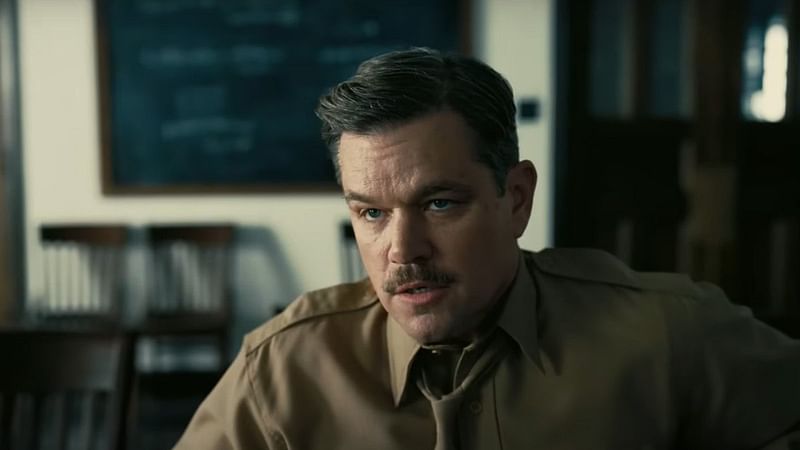 Matt Damon in Christopher Nolan's film 'Oppenheimer'.