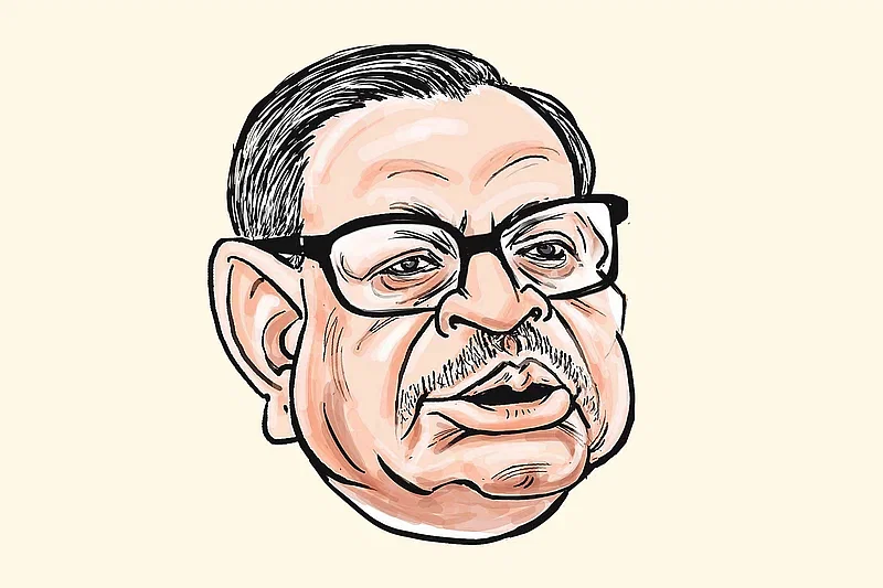 Caricature of Abdul Quader Mirza