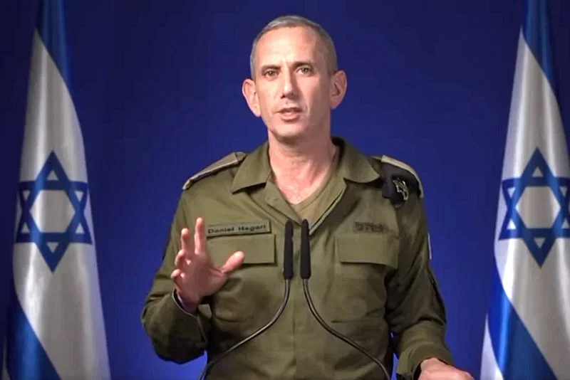 Israel army spokesman Rear Admiral Daniel Hagari