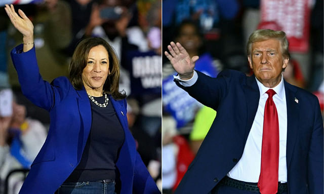 Kamala Harris and Donald Trump