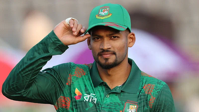 Bangladesh skipper Najmul Hossain Shanto.