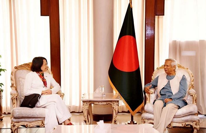 UK Minister for the Indo-Pacific Catherine West  called on Bangladesh Chief Adviser Professor Muhamnad Yunus at the State Guest House Jamuna in Dhaka on Sunday.