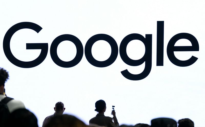 A Google logo is seen during the "Made by Google" media event in Mountain View, California, on August 13, 2024. The US government late November 20, 2024 asked a judge to order the dismantling of Google by selling its widely used Chrome browser in a major antitrust crackdown on the internet giant.