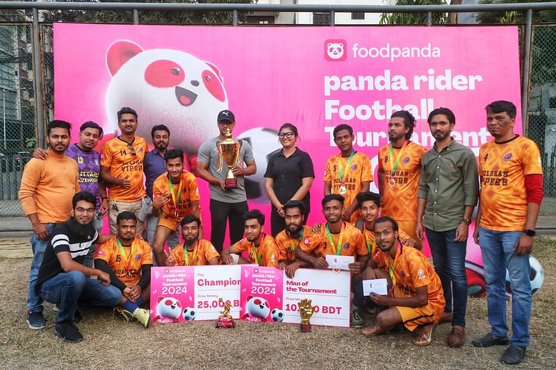 Food and grocery delivery platform, foodpanda on Tuesday, hosted its first football tournament for rider partners to promote safety, well-being, and community building