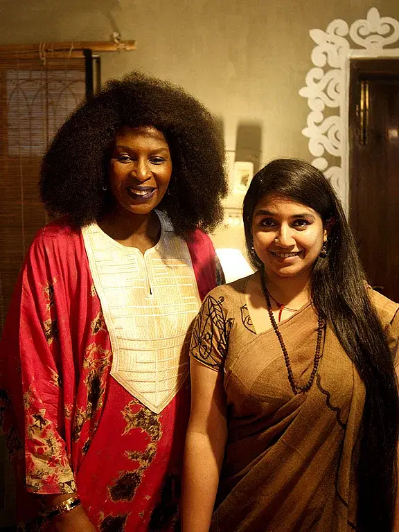 Bangladeshi designer Faiza Ahmed and Senegalese designer Hadja Sata Keita Seck