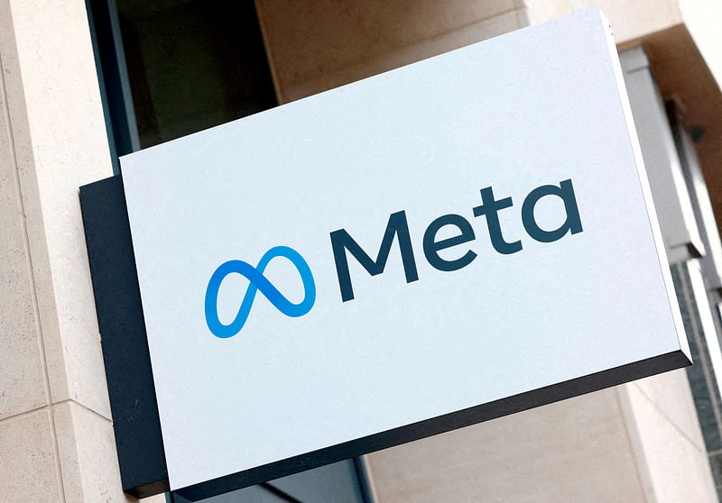 The logo of Meta Platforms’ business group is seen in Brussels, Belgium on 6 December 2022