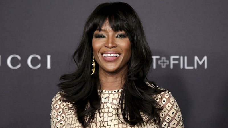 Model Naomi Campbell arrives at the LACMA Art + Film Gala in Los Angeles, California, November 7, 2015.