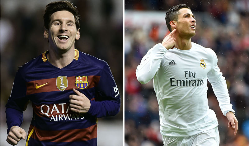 Lionel Messi in a Barcelona jersey and Cristiano Ronaldo wearing the Real Madrid whites, a sight football fans cherished for years