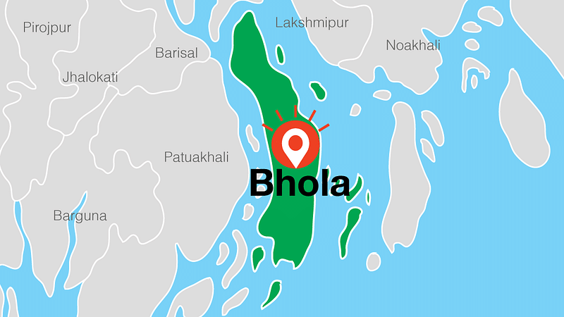 Location of Bhola