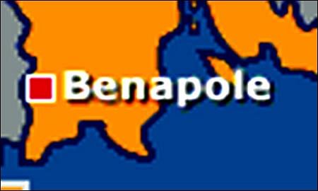 Map of Benapole