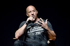 Actor Vin Diesel speaks onstage at Universal Pictures' presentation featuring footage from its upcoming slate at The Colosseum at Caesars Palace during CinemaCon at The Colosseum at Caesars Palace on 29 March, 2017 in Las Vegas, Nevada.